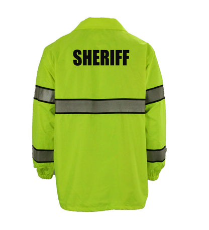 Stars Uniform High Visibility Windbreaker with ID (Security, Police, Sheriff, Staff) - Detail View 5