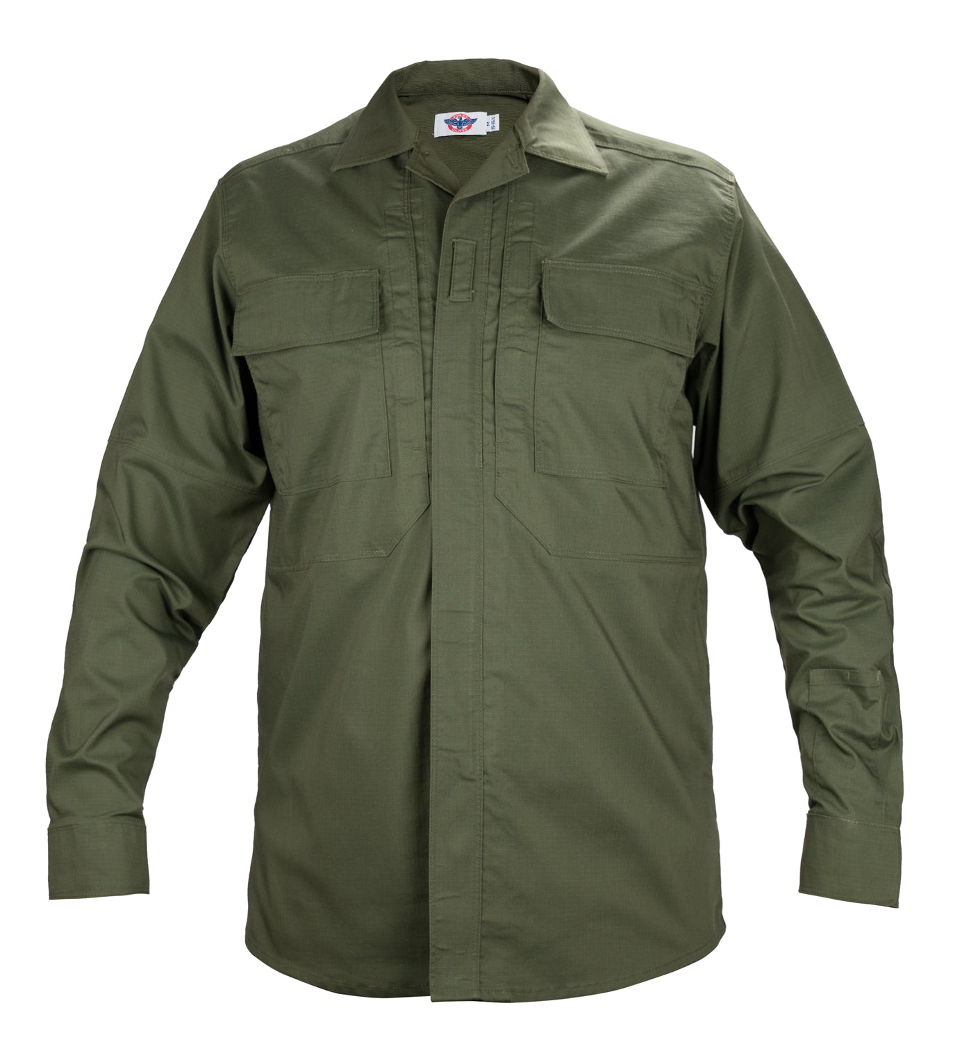 Stars Uniform Long Sleeve Zippered Tactical Poly Cotton Rip-Stop BDU Shirt - Detail View 18