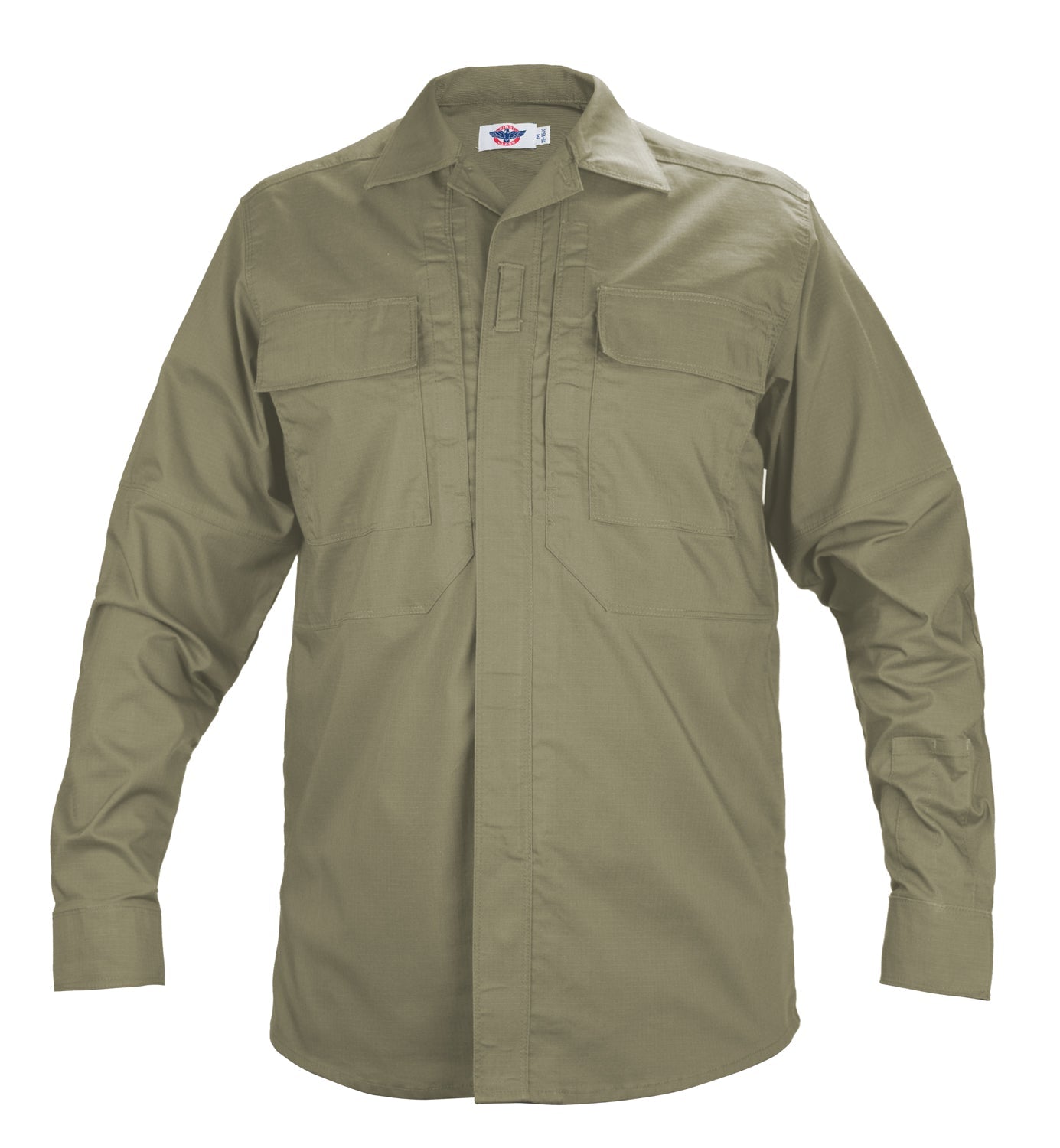 Stars Uniform Long Sleeve Zippered Tactical Poly Cotton Rip-Stop BDU Shirt - Detail View 21