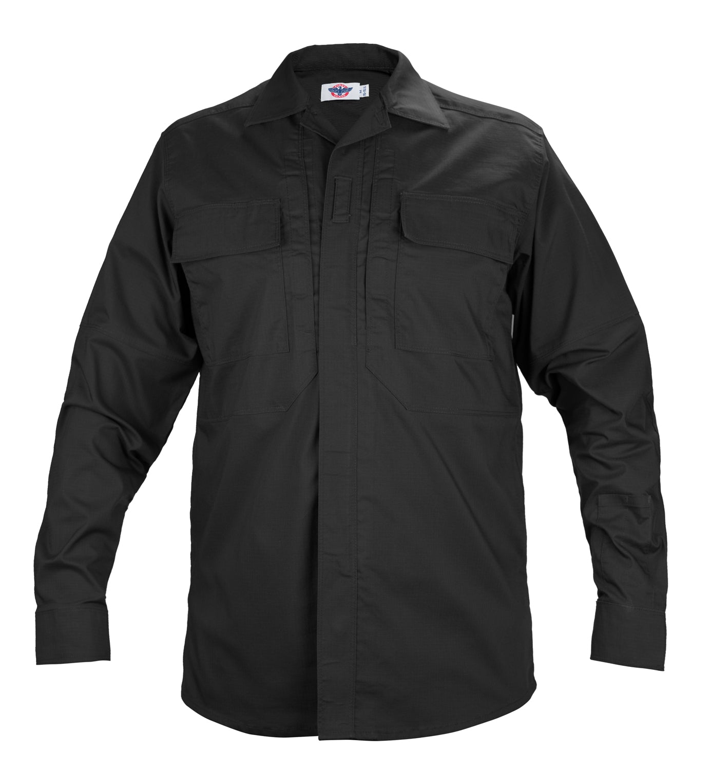 Stars Uniform Long Sleeve Zippered Tactical Poly Cotton Rip-Stop BDU Shirt - Detail View 28
