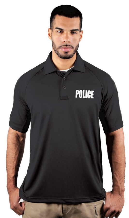 Stars Uniform Men's Tactical Short Sleeve Polo (Police ID) - Primary View