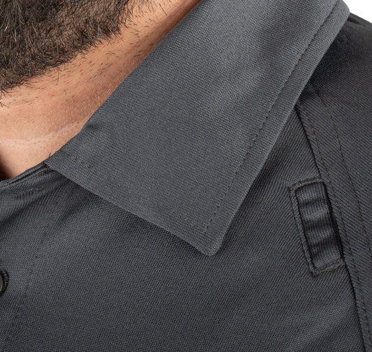 Stars Uniform Men's Tactical Short Sleeve Polo (Police ID) - Alternate View