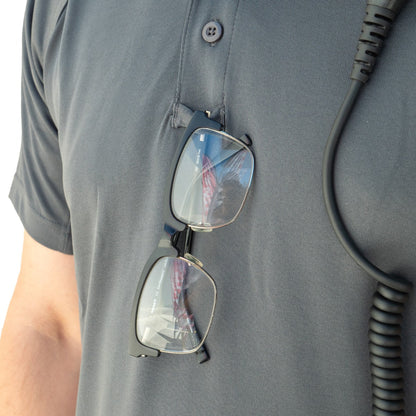 Stars Uniform Men's Tactical Short Sleeve Polo (Police ID) - Detail View 2