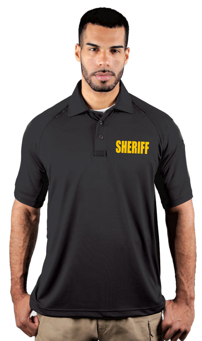 Stars Uniform Men's Tactical Short Sleeve Polo (Sheriff ID) - Detail View 27