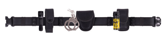 Stars Uniform Nylon Duty Belt Combo with 10W Mini Flashlight - Primary View