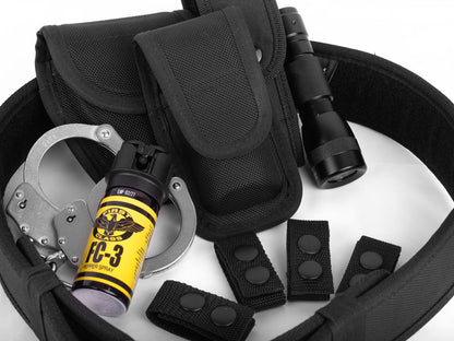 Stars Uniform Nylon Duty Belt Combo with 10W Mini Flashlight - Detail View 4