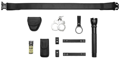 Stars Uniform Nylon Duty Belt Combo with 3W LED Flashlight - Primary View