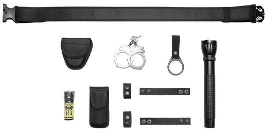 Stars Uniform Nylon Duty Belt Combo with 3W LED Flashlight - Primary View