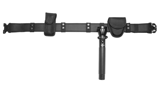 Stars Uniform Nylon Duty Belt Combo with 3W LED Flashlight - Alternate View
