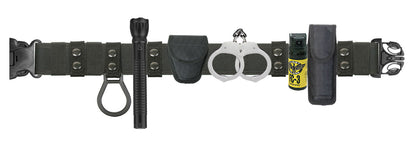 Stars Uniform Nylon Duty Belt Combo with 3W LED Flashlight - Detail View 1