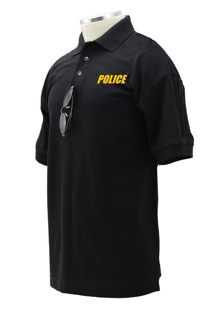 Stars Uniform Police Poly/Cotton Tactical Short Sleeve Polo Shirts - Detail View 1