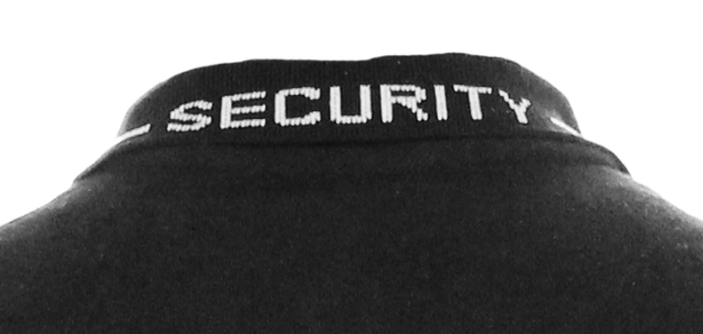 Stars Uniform Poly Cotton Long Sleeve Security Collar Polo Shirt - Alternate View
