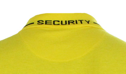Stars Uniform Poly Cotton Long Sleeve Security Collar Polo Shirt - Detail View 2