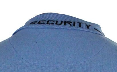 Stars Uniform Poly Cotton Long Sleeve Security Collar Polo Shirt - Detail View 4