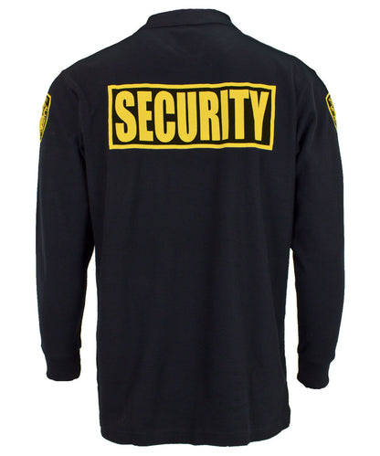 Stars Uniform Poly/Cotton Security Long Sleeve Polo Shirt - Detail View 13