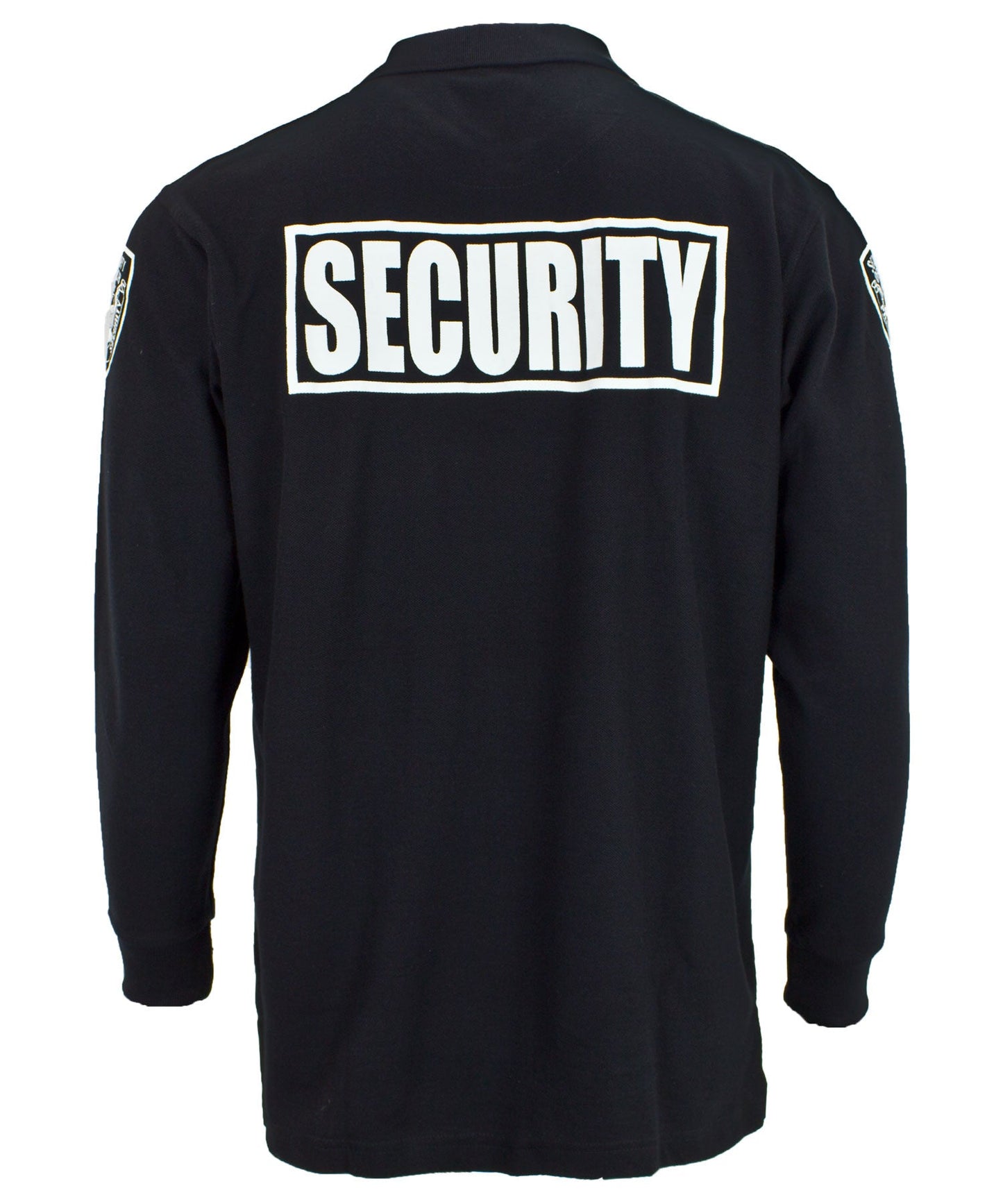 Stars Uniform Poly/Cotton Security Long Sleeve Polo Shirt - Detail View 1