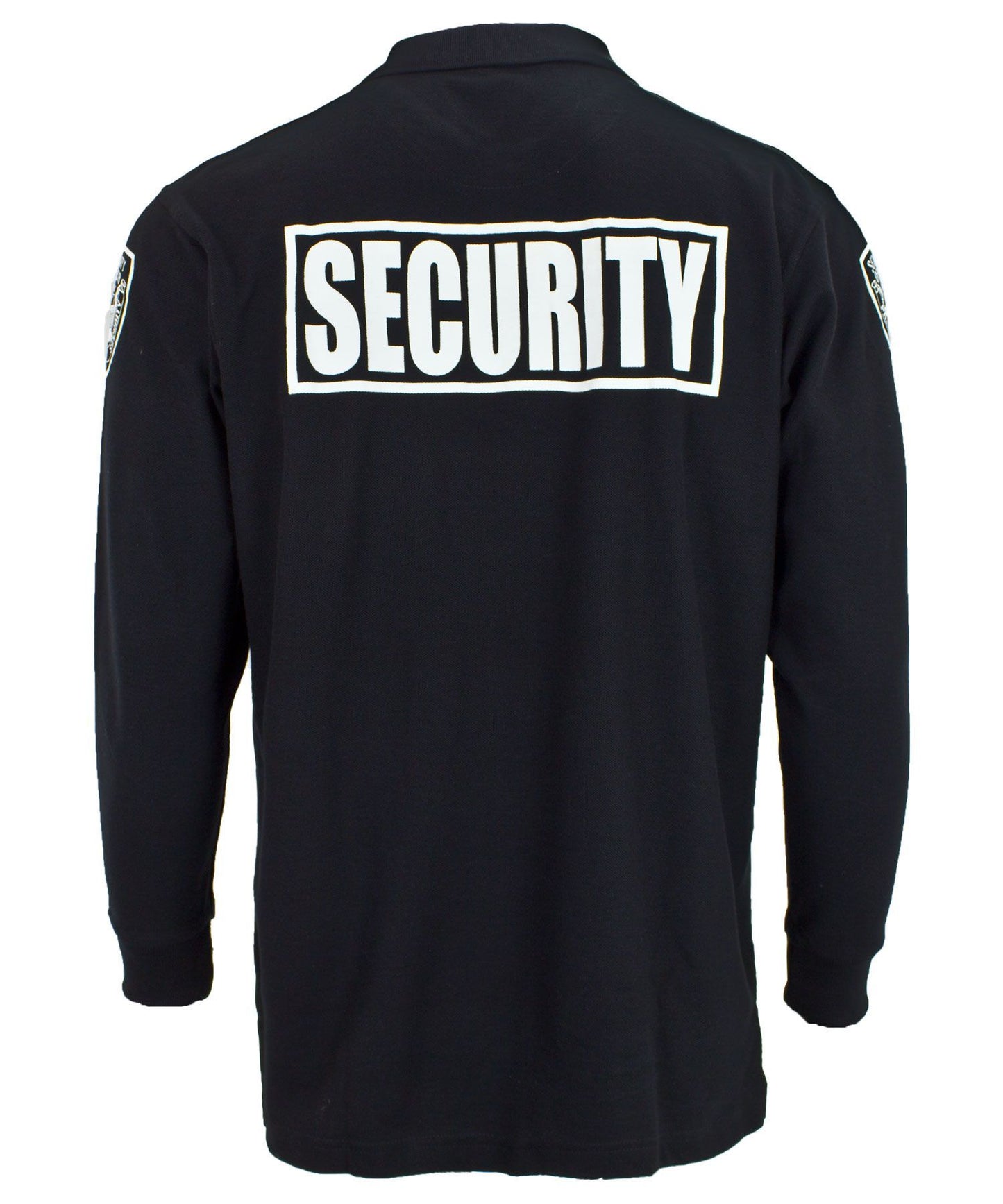 Stars Uniform Poly/Cotton Security Long Sleeve Polo Shirt - Detail View 3