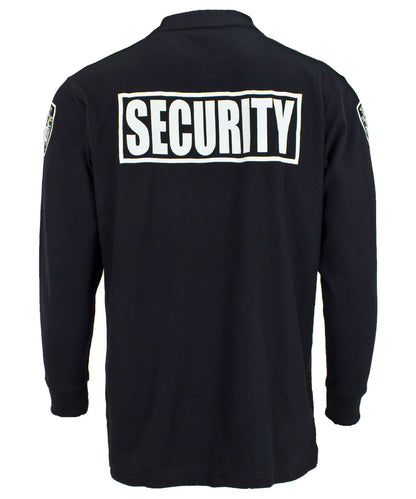 Stars Uniform Poly/Cotton Security Long Sleeve Polo Shirt - Detail View 3