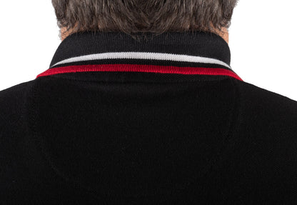 Stars Uniform Poly Cotton Tactical Polos with Red and White Stripes - Detail View 4