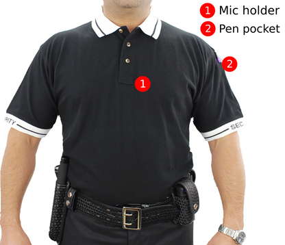 Stars Uniform Polycotton Security Polo Shirt - Detail View 18