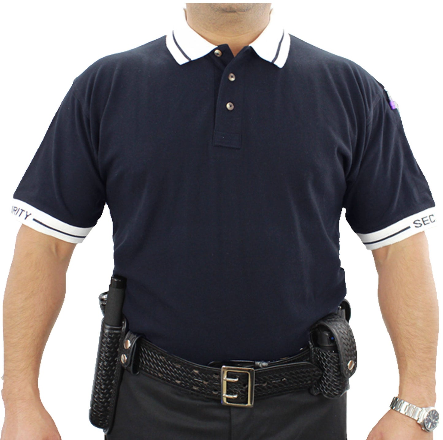 Stars Uniform Polycotton Security Polo Shirt - Detail View 1