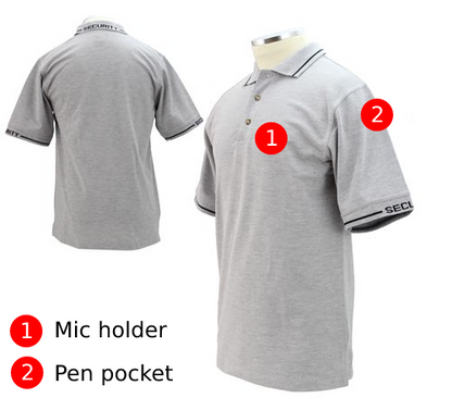 Stars Uniform Polycotton Security Polo Shirt - Detail View 46