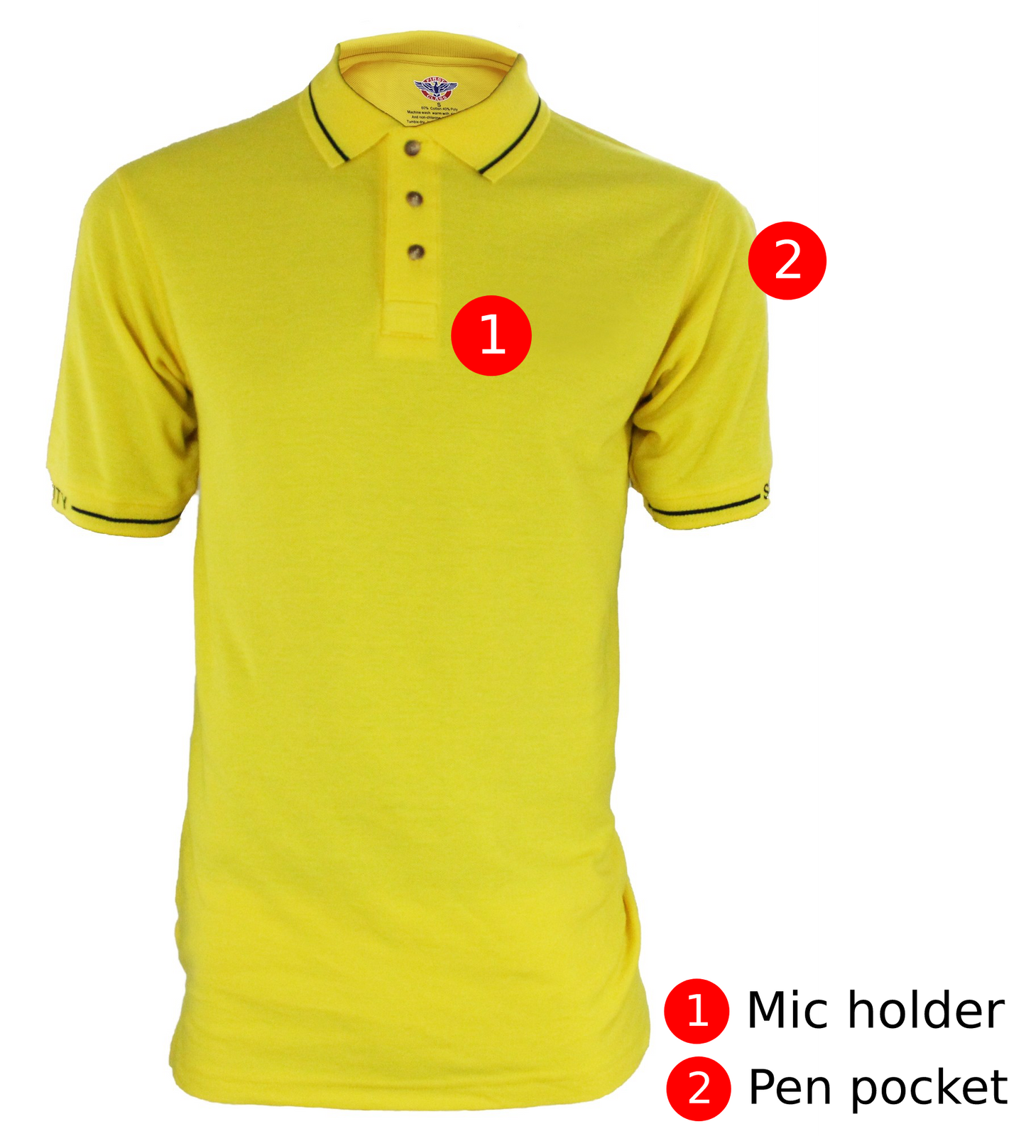 Stars Uniform Polycotton Security Polo Shirt - Detail View 76