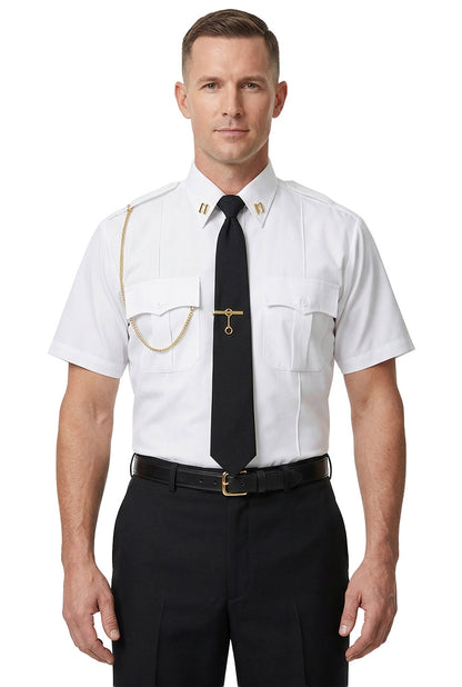 Stars Uniform Polycotton Short Sleeve Uniform Shirt - Alternate View