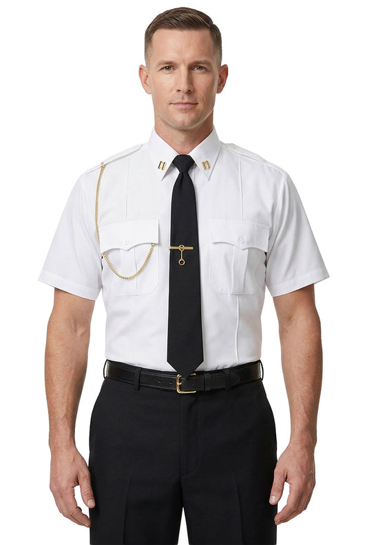 Stars Uniform Polycotton Short Sleeve Uniform Shirt - Alternate View
