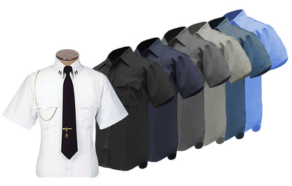 Stars Uniform Polycotton Short Sleeve Uniform Shirt - Detail View 1