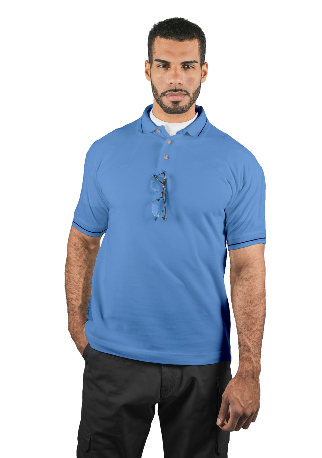 Stars Uniform Polycotton Tactical Stripe Polo Shirts - Detail View 44