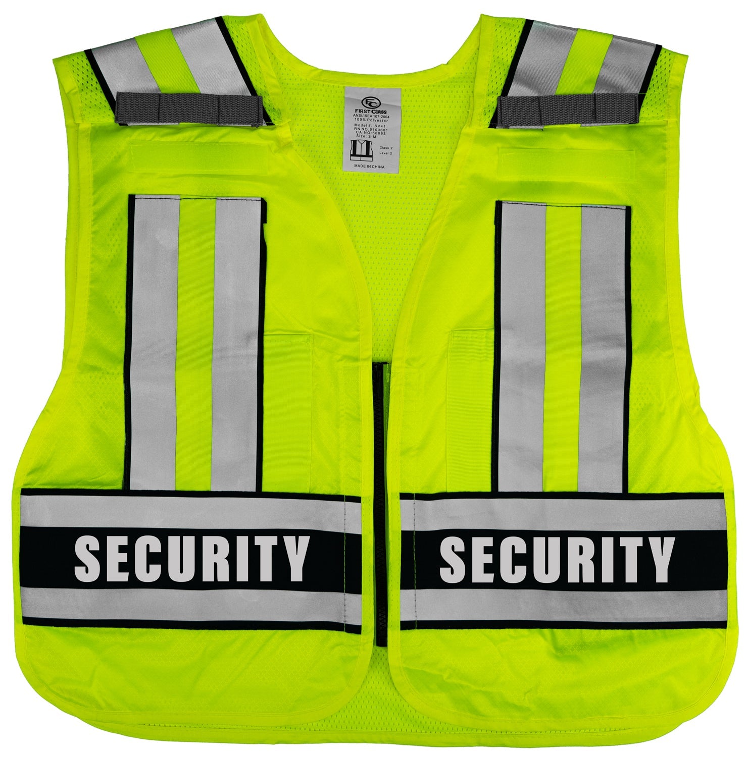 Stars Uniform Public Safety Reflective Security Vest - Detail View 2