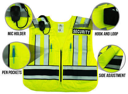 Stars Uniform Public Safety Reflective Vest - Detail View 1