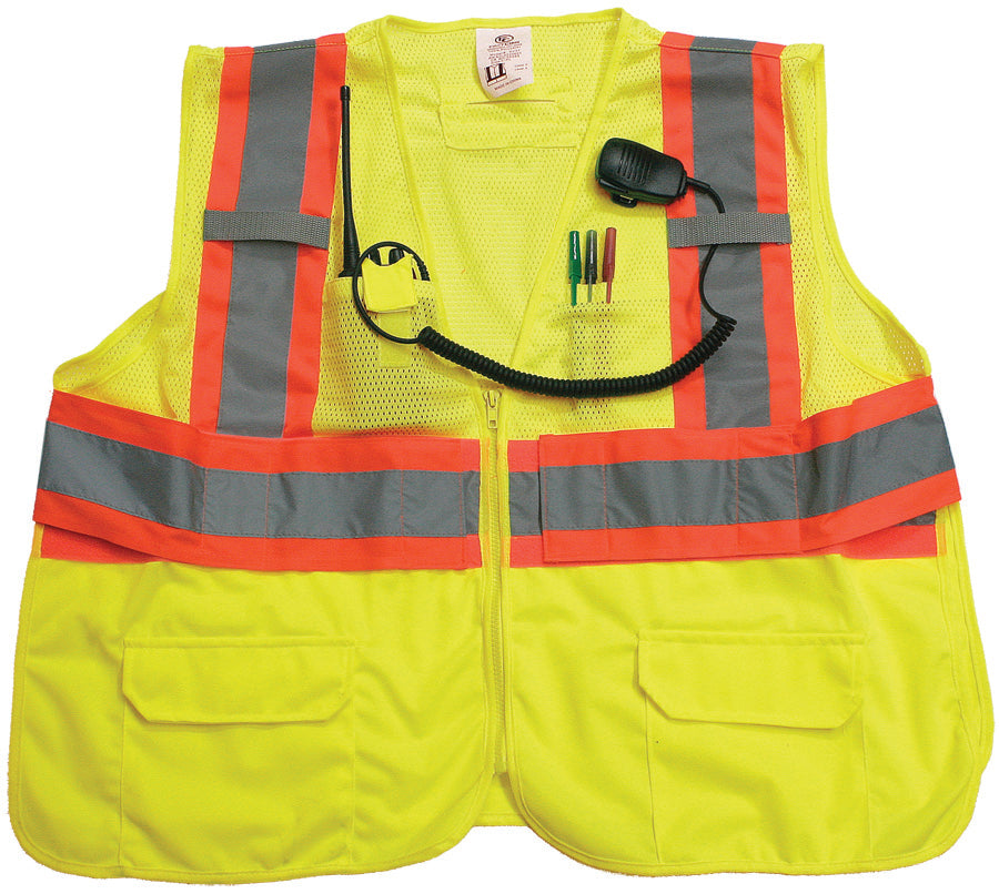 Stars Uniform Reflective Class 2 Safety Vest - Detail View 1