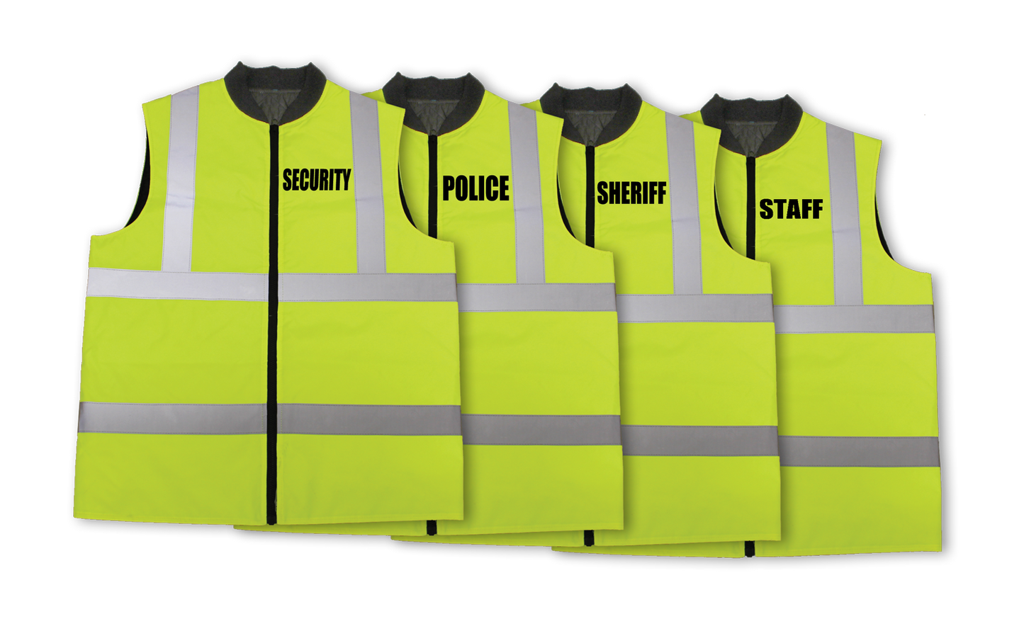 Stars Uniform Reflective Safety Vest With ID - Primary View