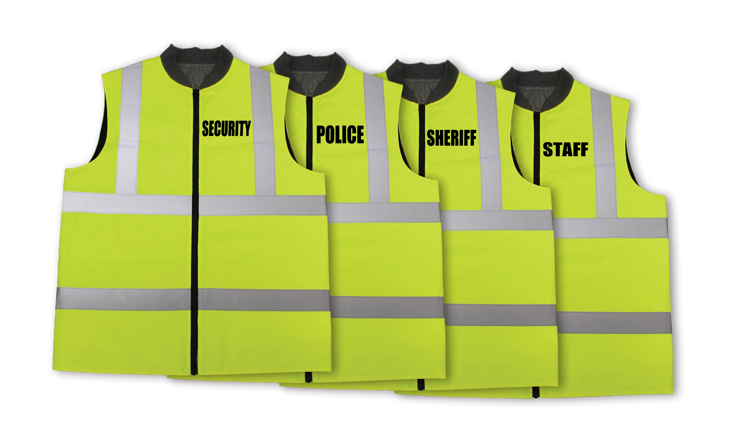 Stars Uniform Reflective Safety Vest With ID - Primary View