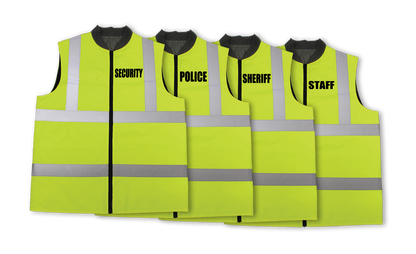 Stars Uniform Reflective Safety Vest With ID - Primary View