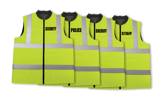 Stars Uniform Reflective Safety Vest With ID - Primary View