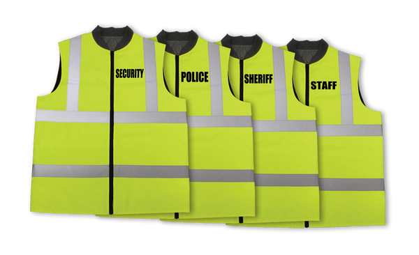 Stars Uniform Reflective Safety Vest With ID - Primary View