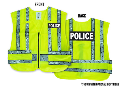 Stars Uniform Reflective Safety Vest with Optional Reflective Identifier - Detail View 3