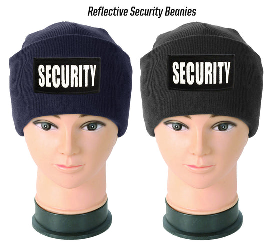Stars Uniform Reflective Security Beanies - Primary View
