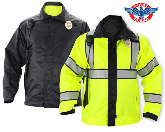 Stars Uniform Reversible High Visibility Raincoat - Primary View