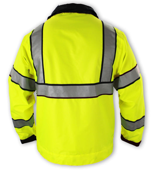 Stars Uniform Reversible High Visibility Raincoat - Alternate View