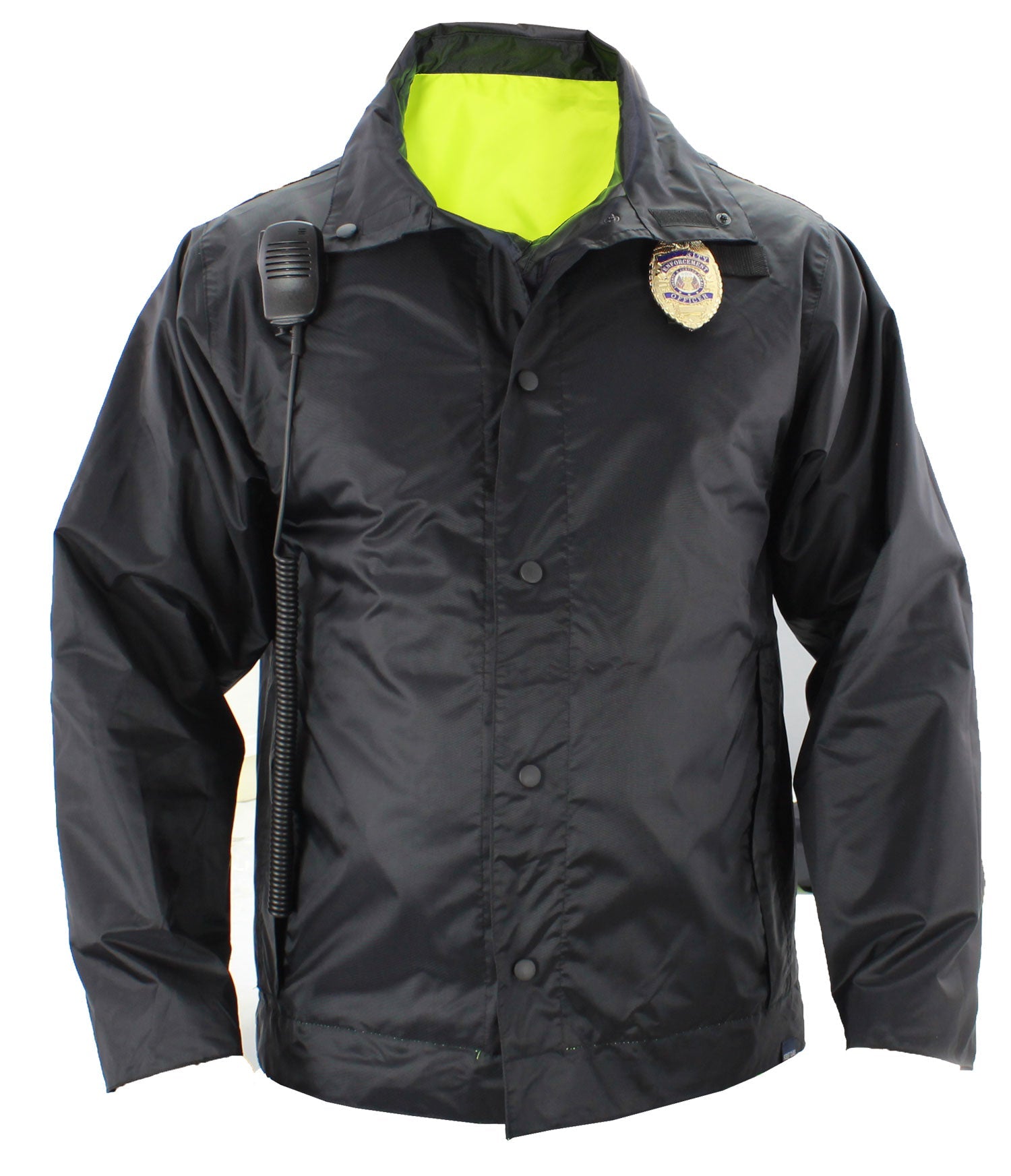 Stars Uniform Reversible High Visibility Raincoat - Detail View 1