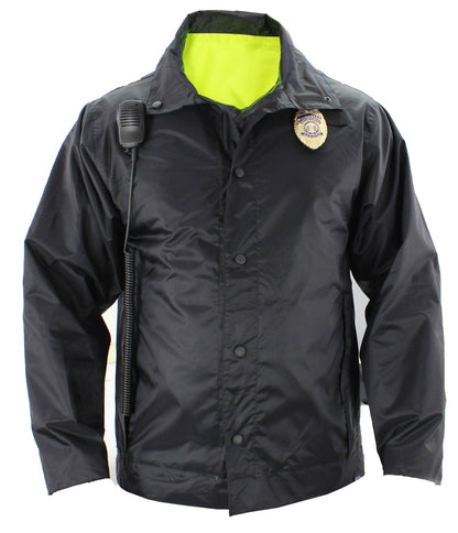 Stars Uniform Reversible High Visibility Raincoat - Detail View 1