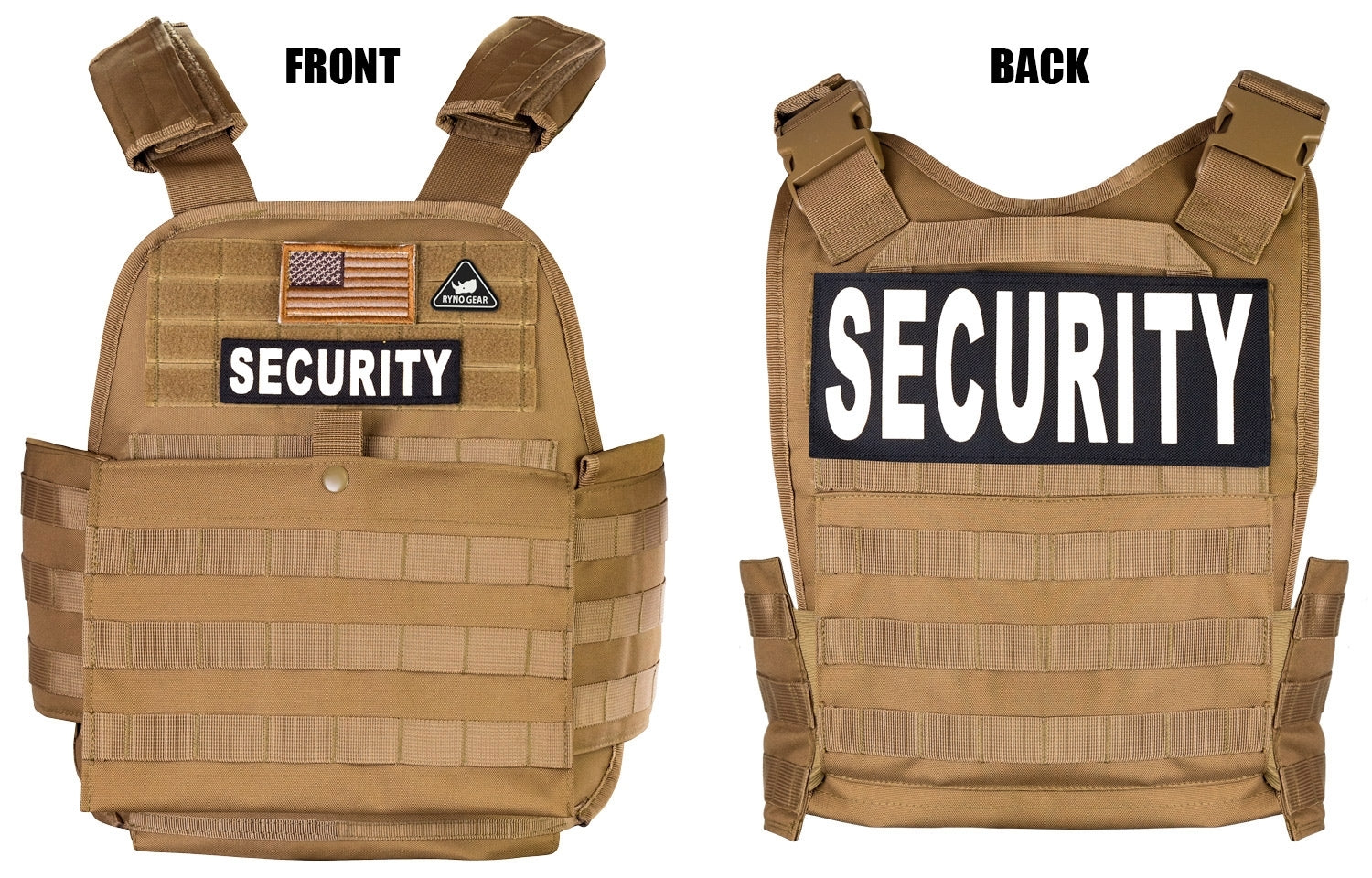 Stars Uniform Ryno Gear Adjustable Tactical Plate Carrier - Detail View 4