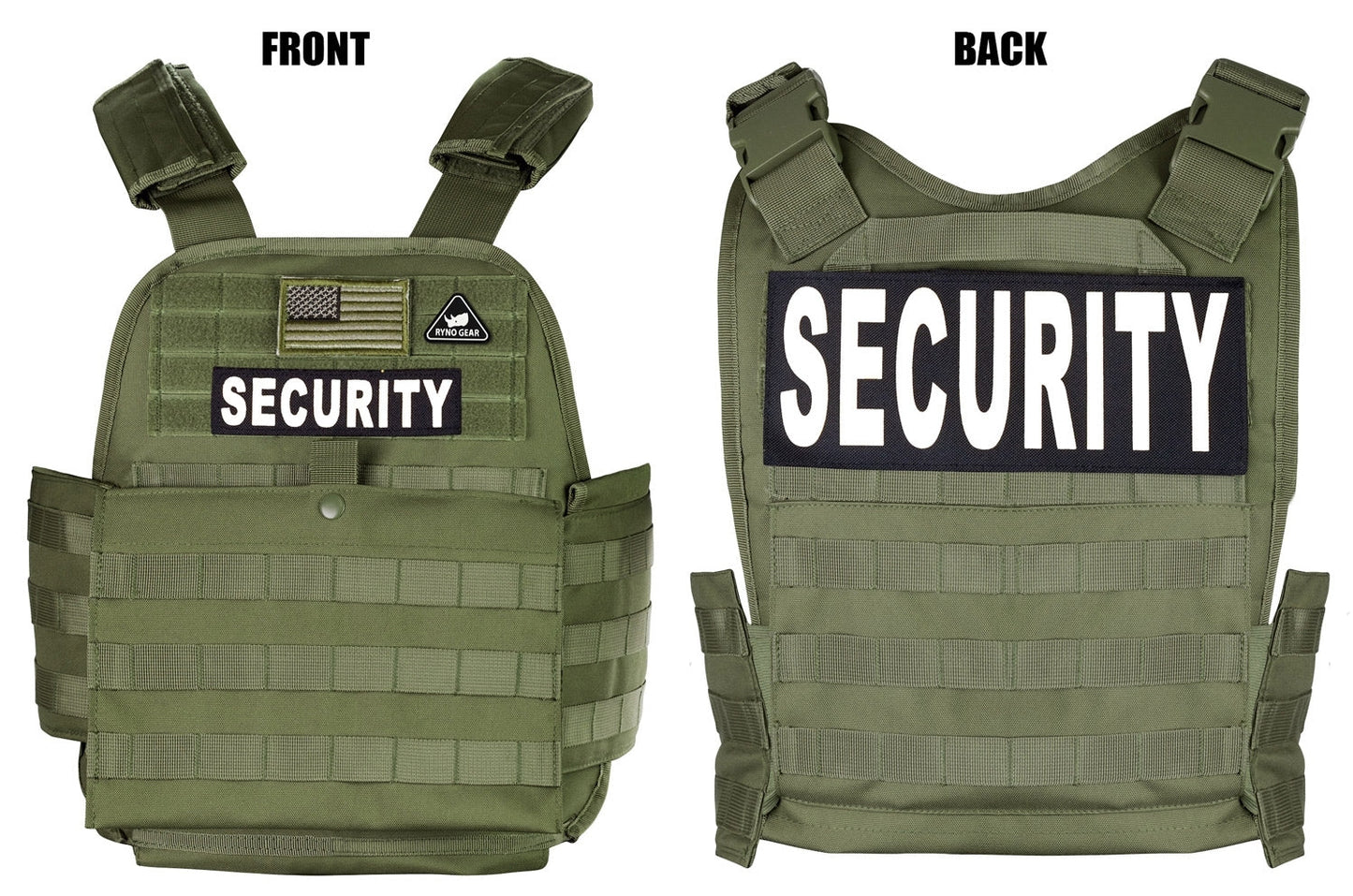 Stars Uniform Ryno Gear Adjustable Tactical Plate Carrier - Detail View 5