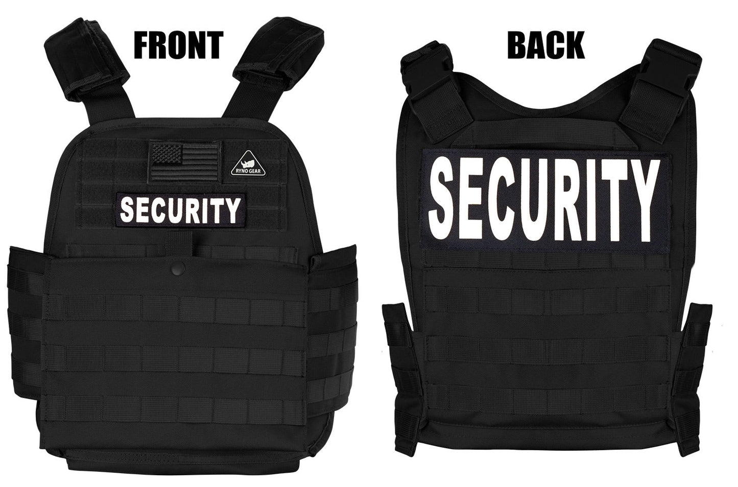 Stars Uniform Ryno Gear Adjustable Tactical Plate Carrier - Detail View 6
