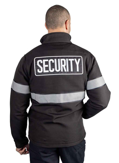 Stars Uniform Ryno Gear Reflective Security Soft Shell Jacket with Stripes