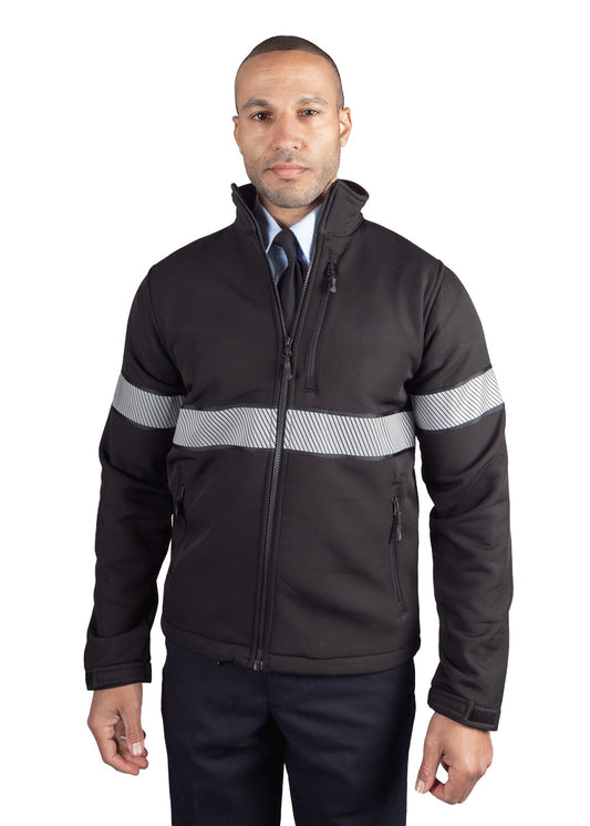 Stars Uniform Ryno Gear Soft Shell Jacket with Reflective Stripes - Primary View